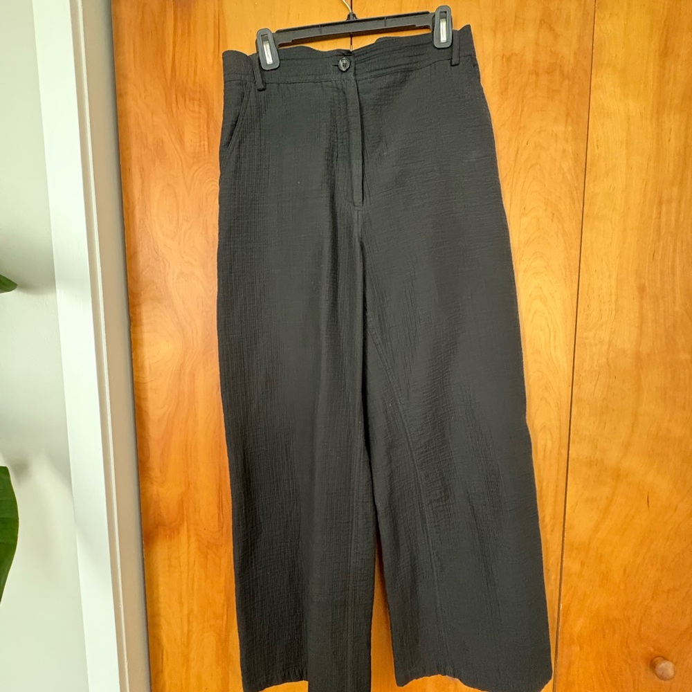 Rachel Comes Black Wide-Leg Pants sz 8